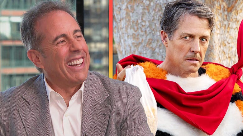 Jerry Seinfeld Explains Hugh Grants Role as Tony the Tiger in Unfrosted | Spilling the E-Tea